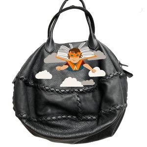 Book Hero Quilted Leather Satchel